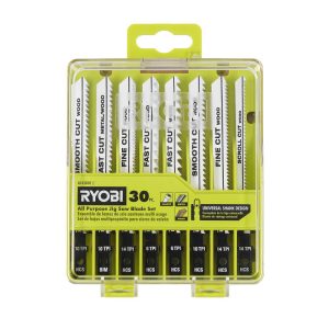 30 PC. ALL PURPOSE JIG SAW BLADE SET