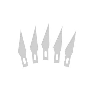 #11 STEEL PRECISION HOBBY KNIFE REPLACEMENT UTILITY KNIFE BLADES (5-PIECE)